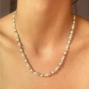 Handcrafted freshwater pearl necklace